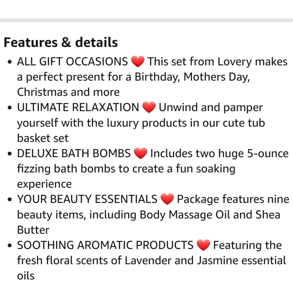 👀50% OFF👀🧴🛁 NWT‼️Lovery 10-piece Lavender & Jasmine Scented At Home Spa Kit - Picture 15 of 15